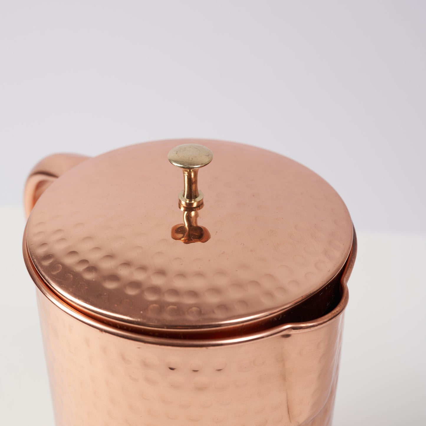 2L Hammered Copper Jug