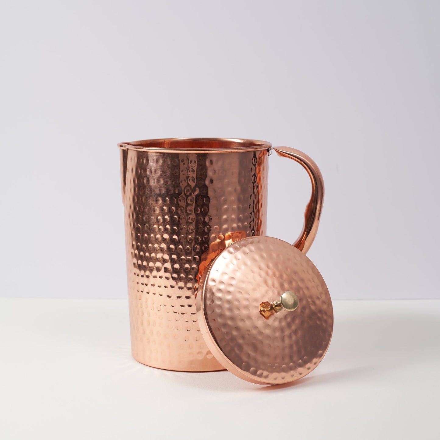 2L Hammered Copper Jug