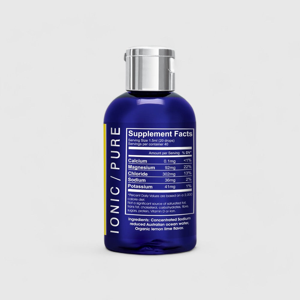 Aussie Trace Minerals Electrolytes Ingredients Lemon Lime