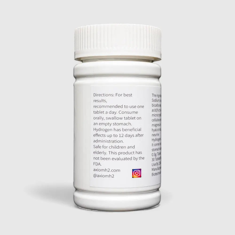 How to use Axiom H2 Solid State Hydrogen Tablets