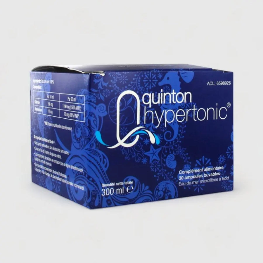 Quinton Hypertonic 30 Ampoules Quicksilver Scientific