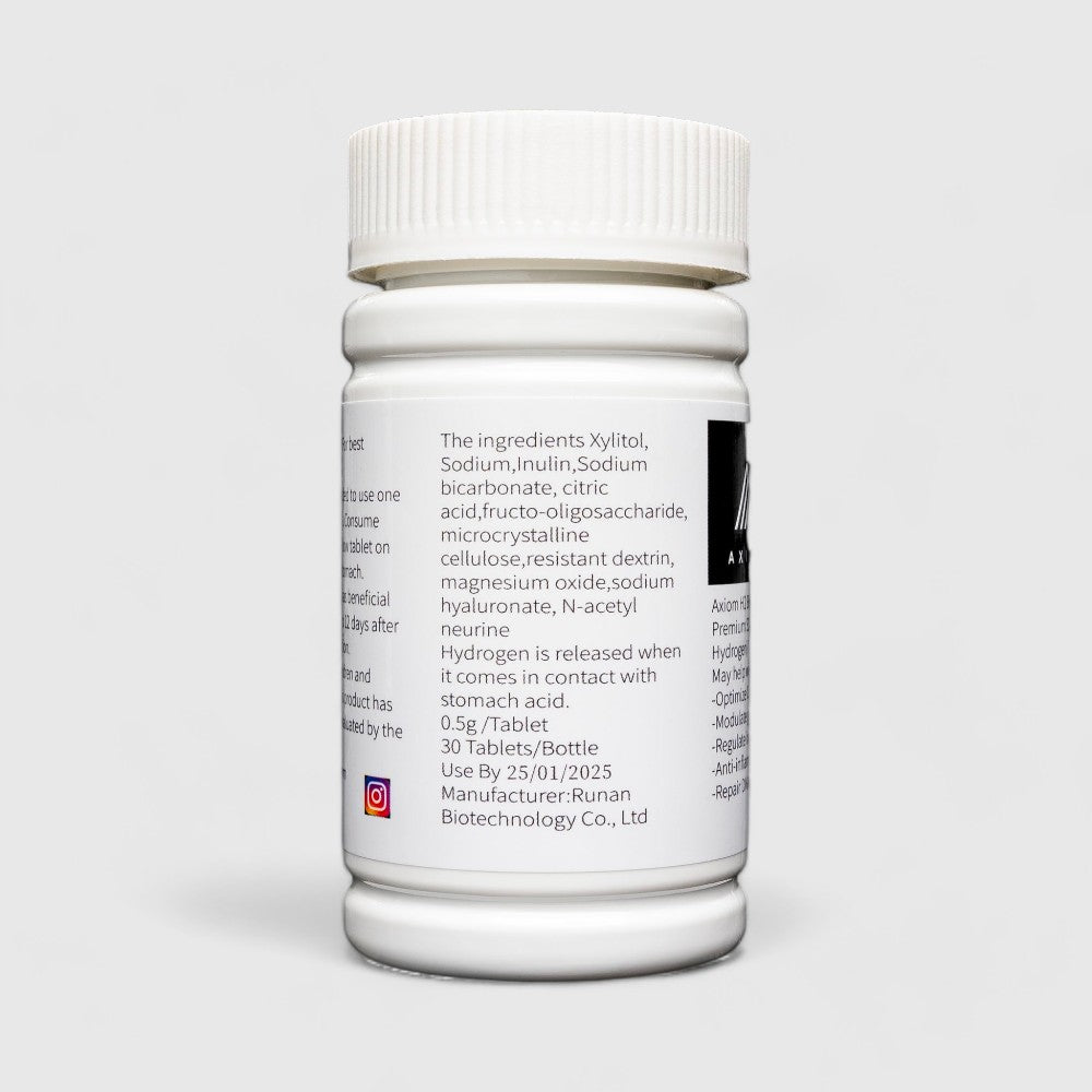 Axiom H2 Solid State Hydrogen Tablets Ingredients