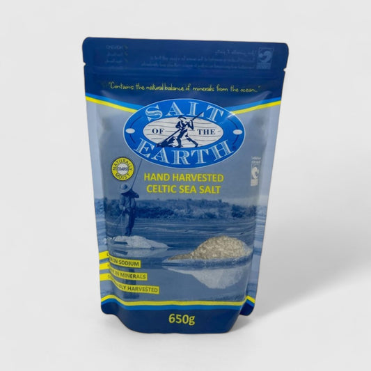 Hand Harvested Coarse Celtic Sea Salt 650g