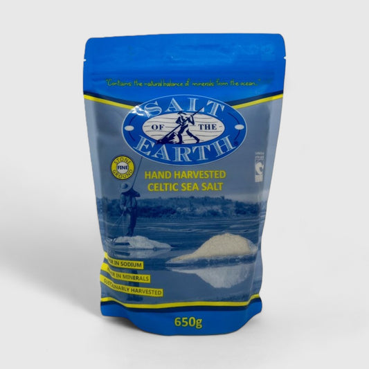Hand Harvested Fine Celtic Sea Salt 650g