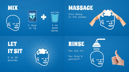 How to Use BLOO Methylene Blue Scalp Wash