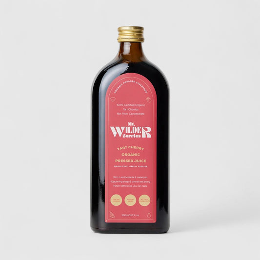 Mt Wilder Berries Certified Organic Tart Cherry Juice