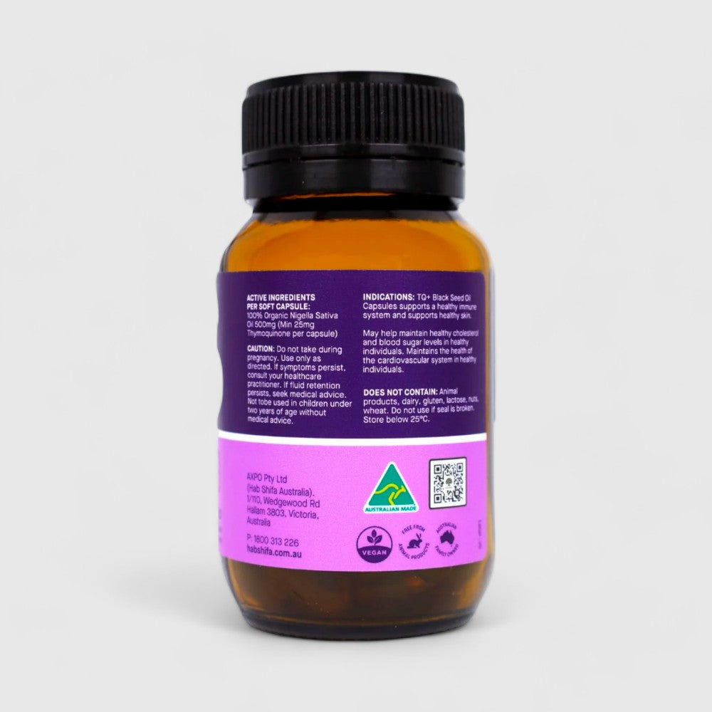 TQ Ultra Strength Black Seed Oil Ingredients