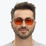 Nightfall Taylor Blue Blocking Glasses - Pearl Grey BlockBlueLight