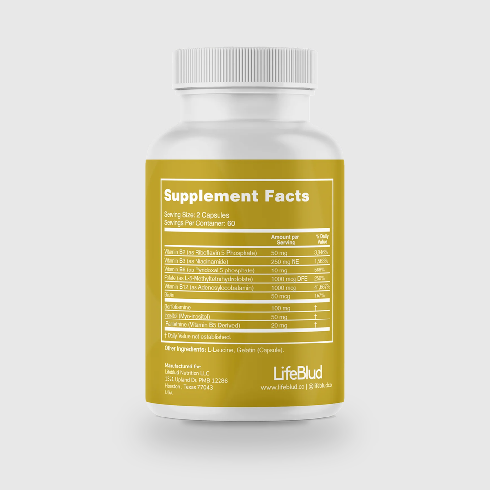LifeBlud Energi+ clean capsule supplement with no unnecessary fillers