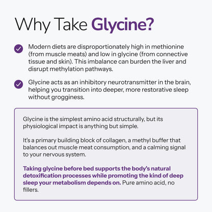 LifeBlud Glycine pro metabolic amino acid supplement