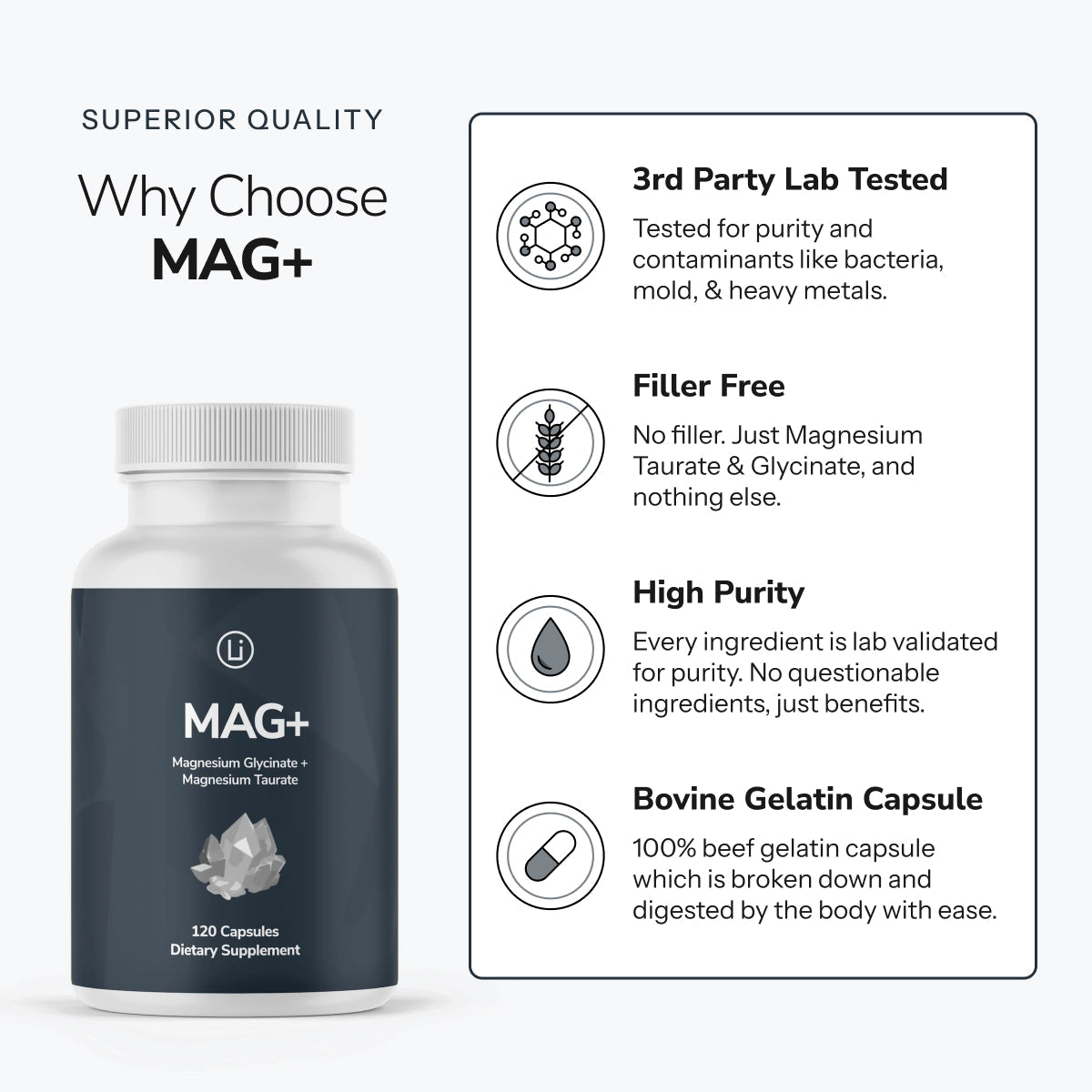 LifeBlud MAG+ cardiovascular and electrolyte support supplement