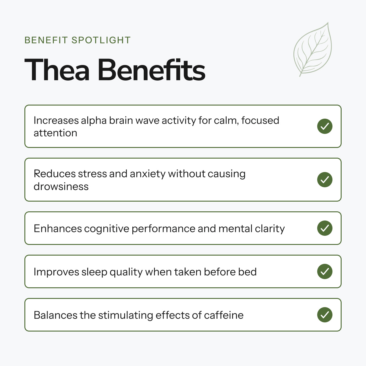 LifeBlud Thea L-Theanine supplement details for relaxation and memory support