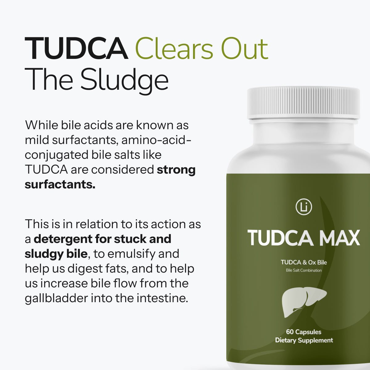 LifeBlud TUDCA MAX fat digestion and nutrient absorption support