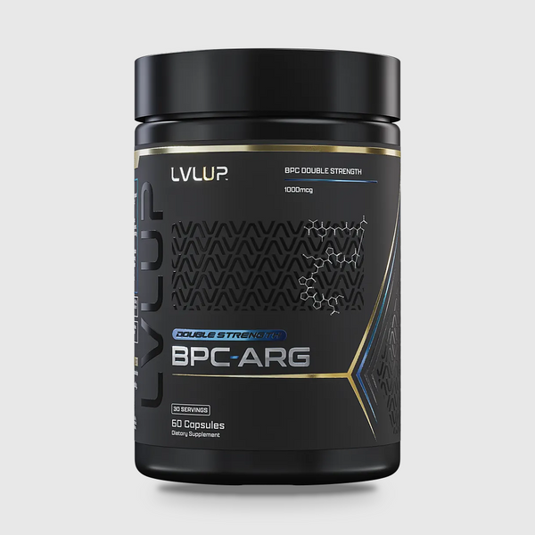 LVLUP BPC-157 Double Strength 1000mcg – front jar view